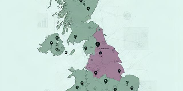 Illustrated UK service coverage map with Central Bedfordshire highlighted